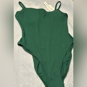 Robin Piccone Kids Forest Green Bodysuit